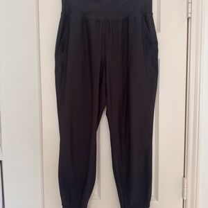 Old Navy Black Cozy High-Waist Joggers with Pockets